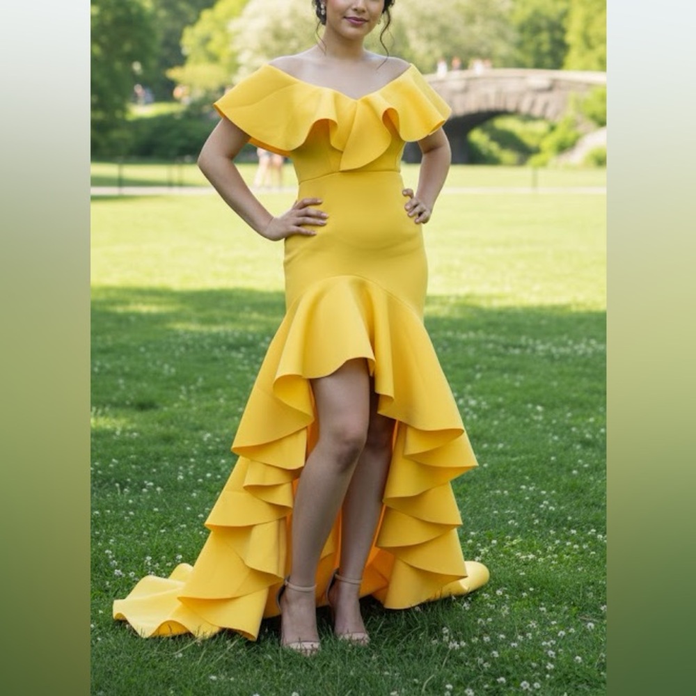 Fashionova yellow dress size S